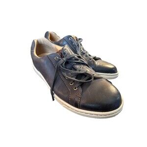 BORN Men's Shoes 8M Soft Blue Leather Lace Up Comfort Casual Preppy VCJ821 NICE